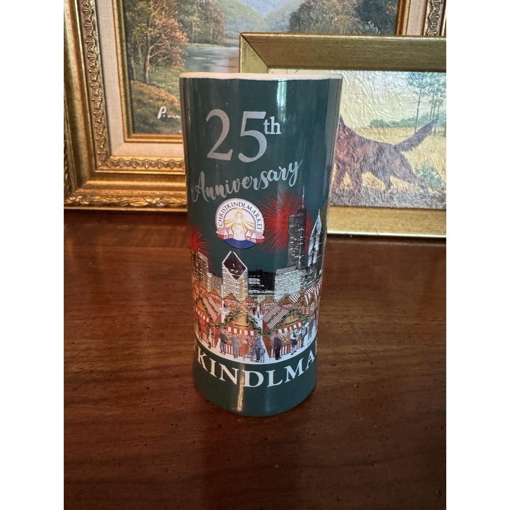 Christkindlmarket Chicago 25th Anniversary Tall Mug 0.2L Christmas Market Skylin